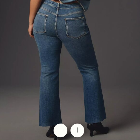 Anthropologie | Yaya Mid-Rise Crop Jeans by Pilcro | 26W -- NWT - Picture 2 of 9